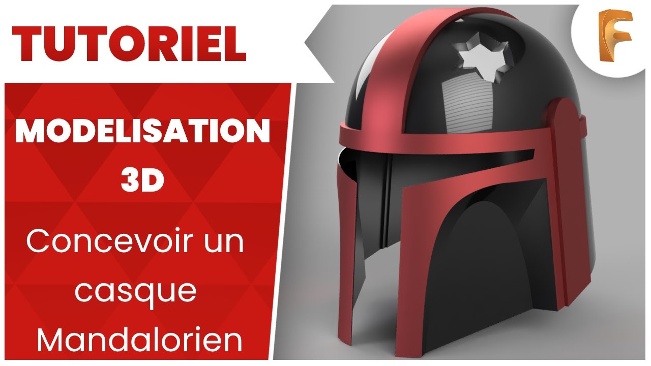 Modéliser un casque mandalorien [FUSION 360]
