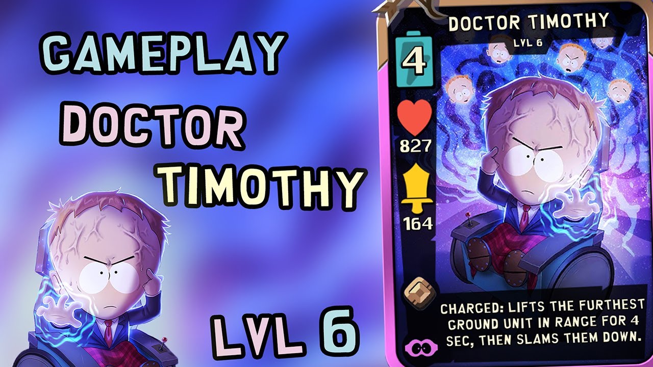 Gameplay Doctor Timothy Lvl 6 | South Park Phone Destroyer