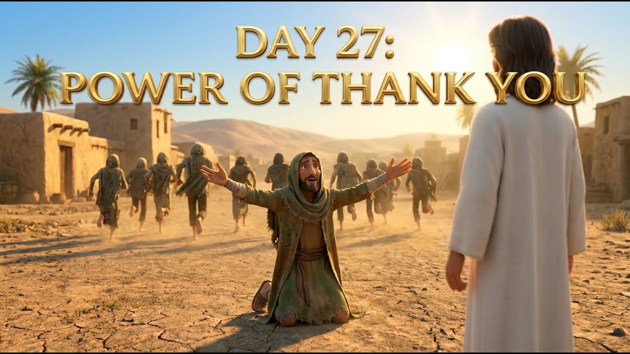 The Power of Thank You! 🙏 (Miracles of Jesus) | Giant Sparkles TV Devotional | Day 27