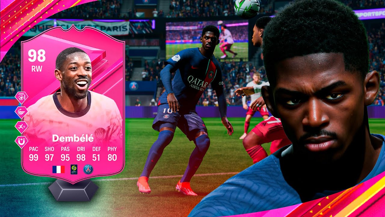 QUE MANERA DE QUITARSE RIVALES TIENE ESTE DEMBELE...