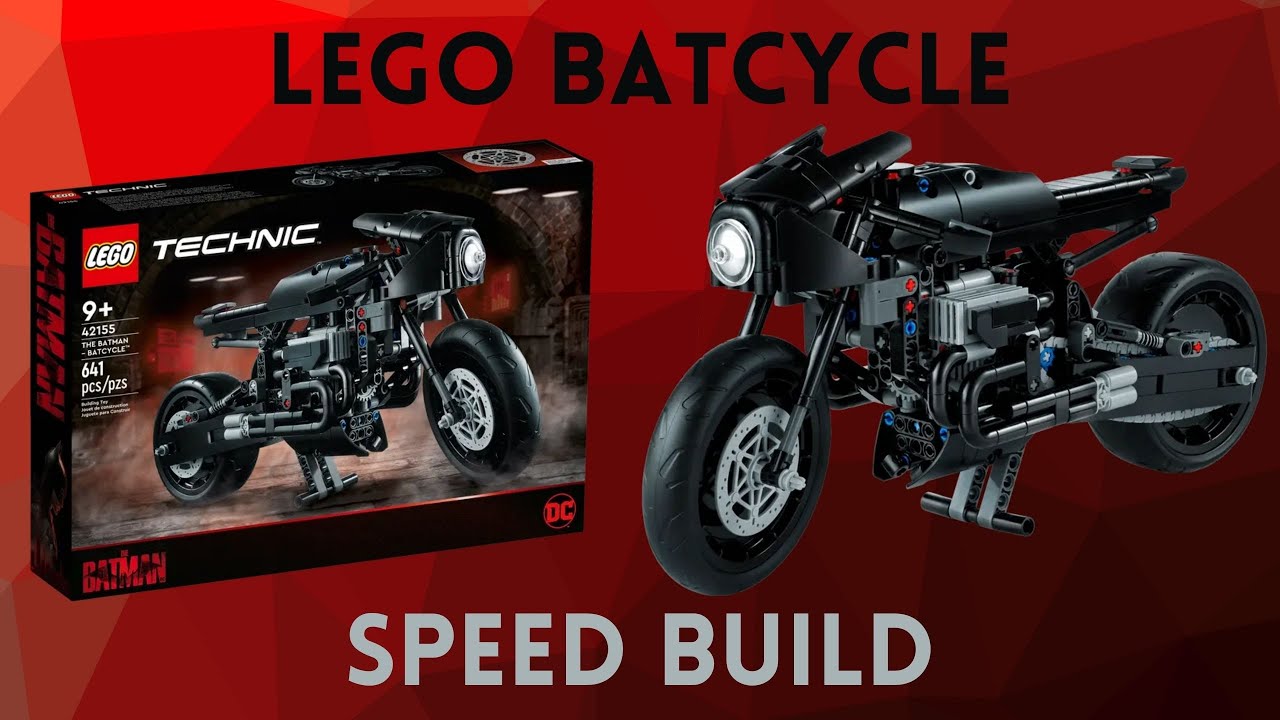 LEGO Technic - Batman - Batcycle - 42155 - Speed Build #lego #batman #batcycle