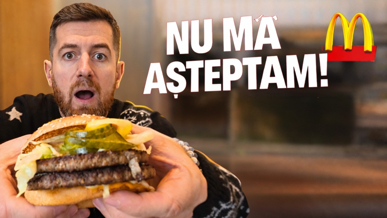 Am încercat noul burger Big Arch de la McDonald’s | Review