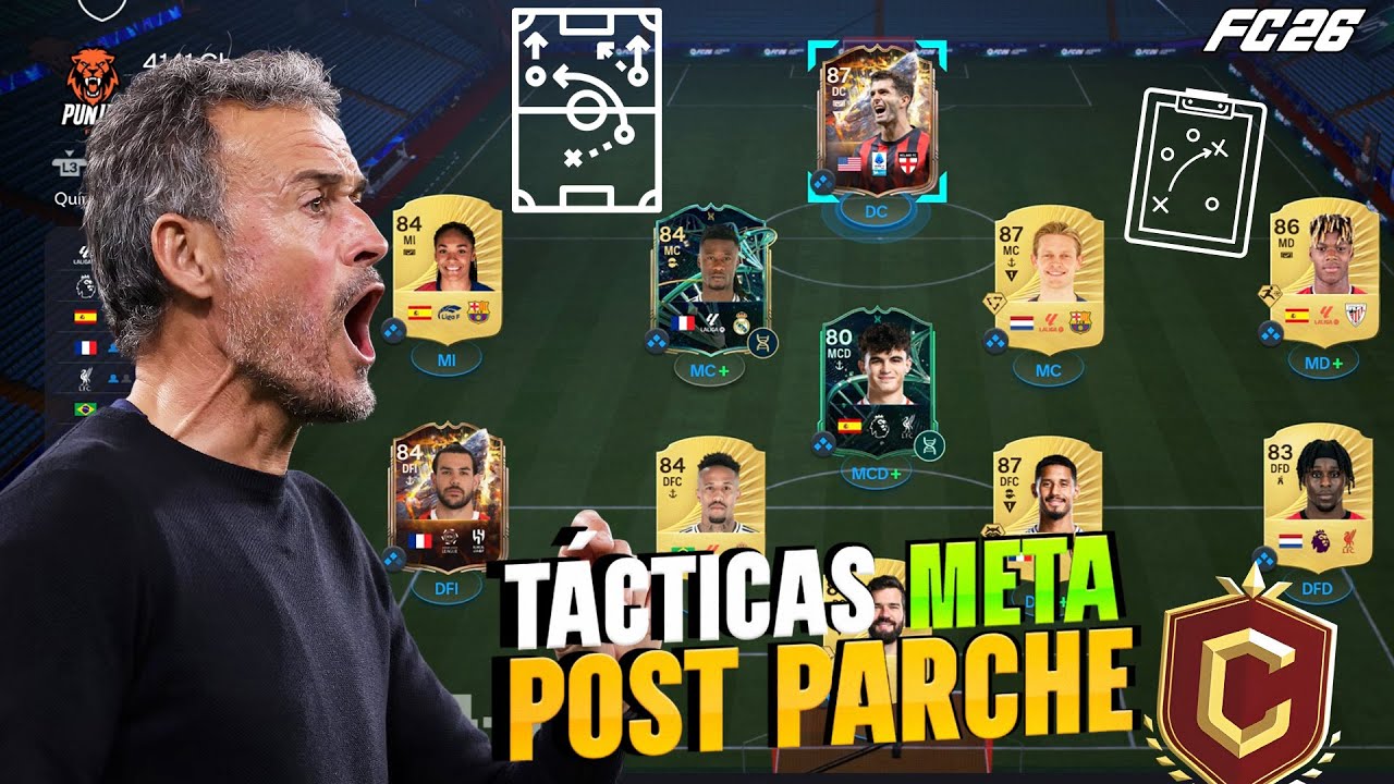 LAS MEJORES T&Aacute;CTICAS META ACTUALMENTE EN EA FC 26