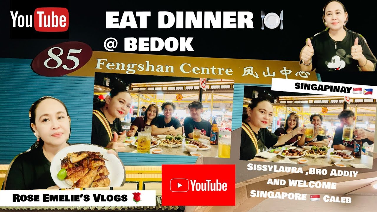85 FENGSHAN CENTRE @ BEDOK | EAT DINNER 🍽️ 😋 | Rose Emelie&rsquo;s Vlogs 🌹