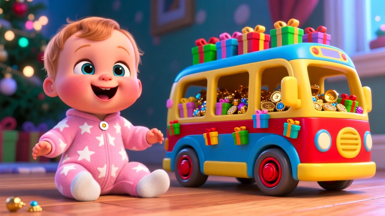 Baby’s Christmas Surprise 🎄 Fun Holiday Song for Kids | Learn ABC and Numbers Nursery Rhyme