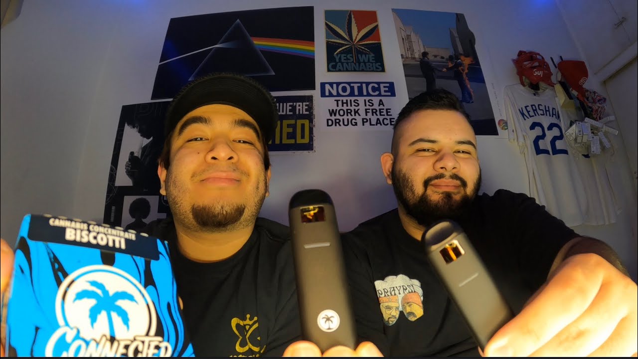 CONNECTED &ldquo;BISCOTTI&rdquo; 100% LIVE RESIN WAX DISPOSABLE PEN REVIEW & REACTION!