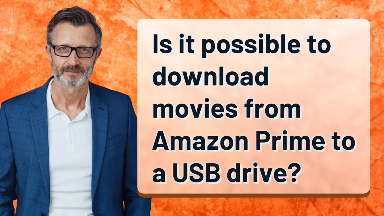 Можно ли загружать фильмы с Amazon Prime на USB-накопитель?