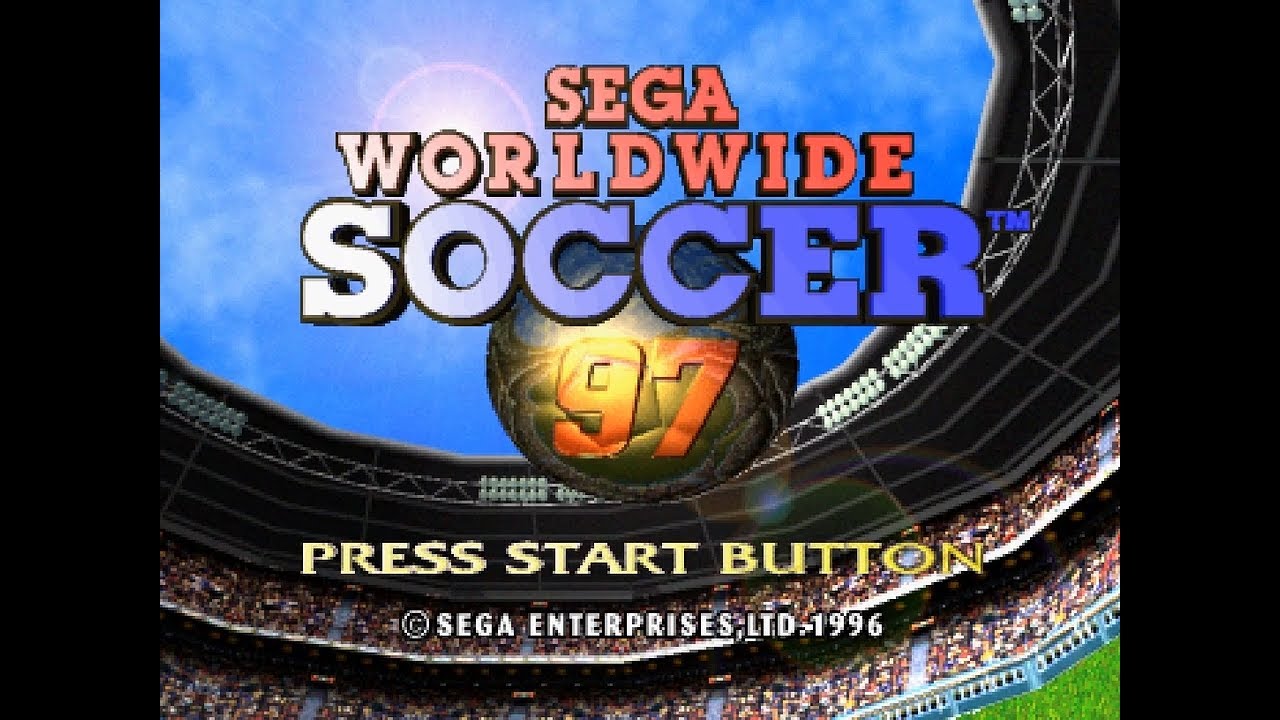 SAT Sega Worldwide Soccer 97 - Portugal vs Brasil