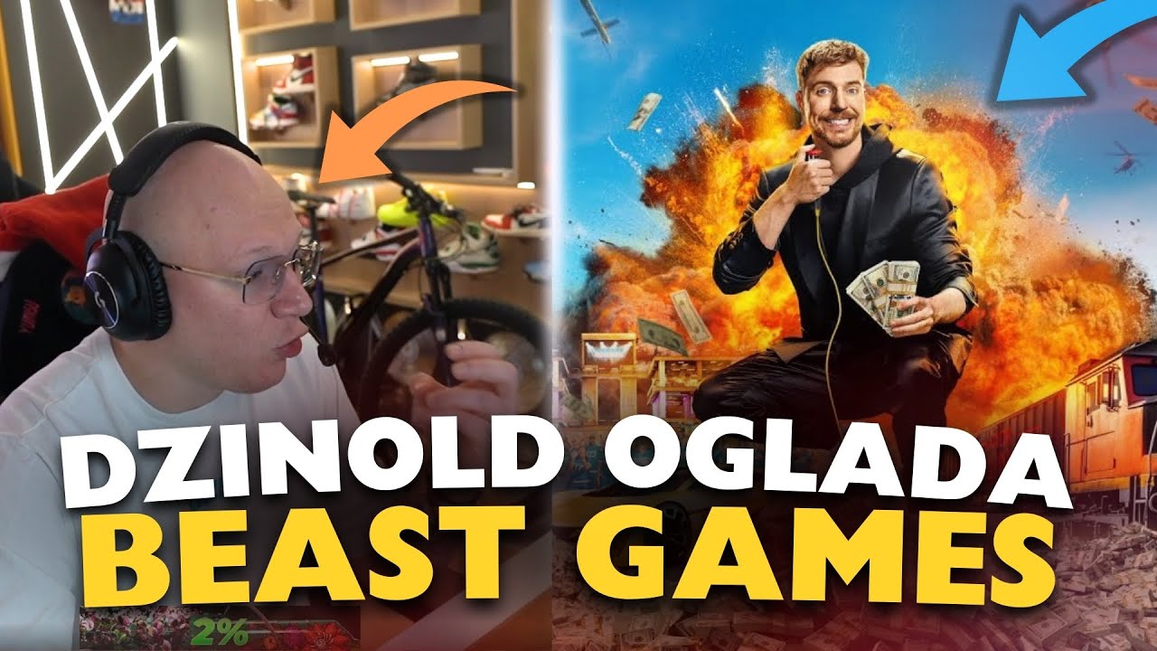 DZINOLD OGLĄDA i REAGUJE na BEAST GAMES