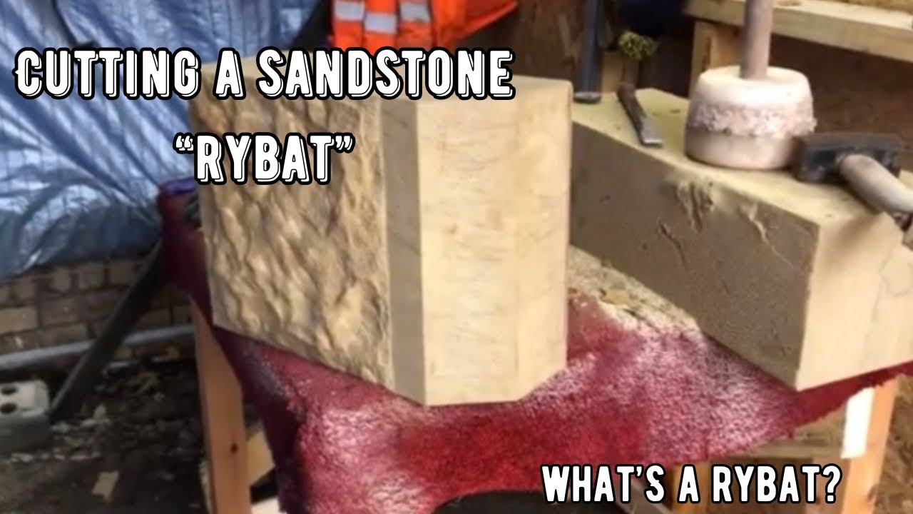Learn how to dress a rubble face on sandstone