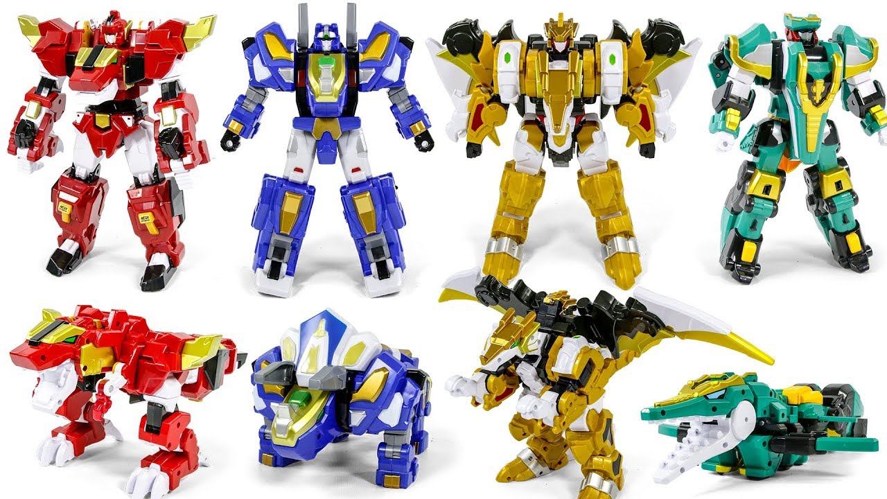 Dinocore Evolution 2 Dinobot Mega D Fighter Tyranno Tri Dragon Krono Dinosaur Robot Toys