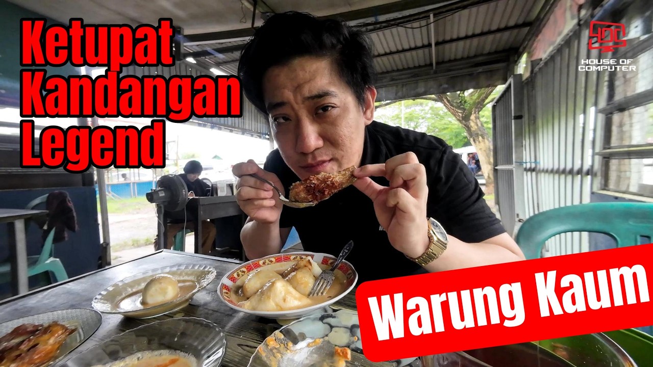 Kuah ketupat kandangannya creamy guys @warung.kaum.gambut #kuliner #banjarmasin #kandangan