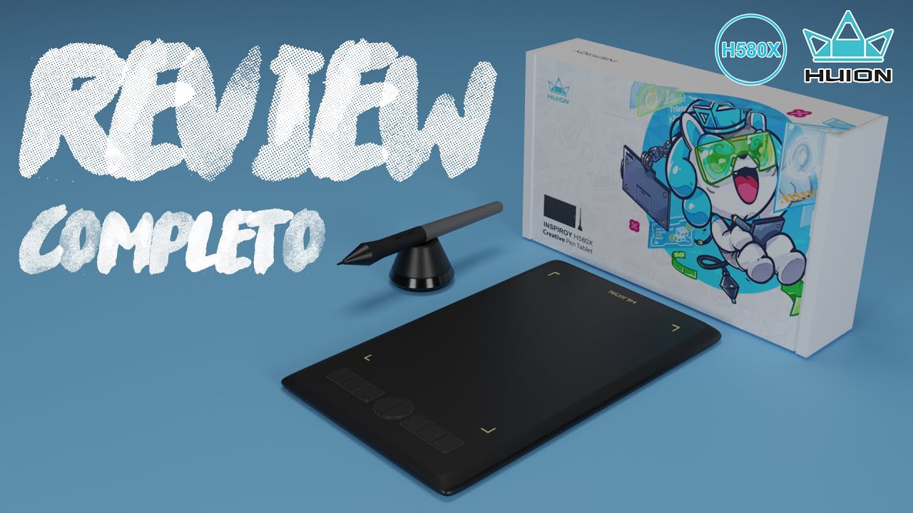 HUION H580X Unboxing | LO TIENE TODO