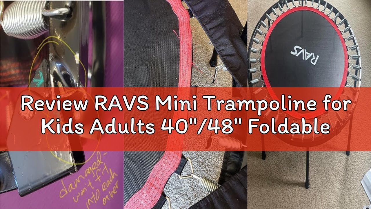 Review RAVS Mini Trampoline for Kids Adults 40