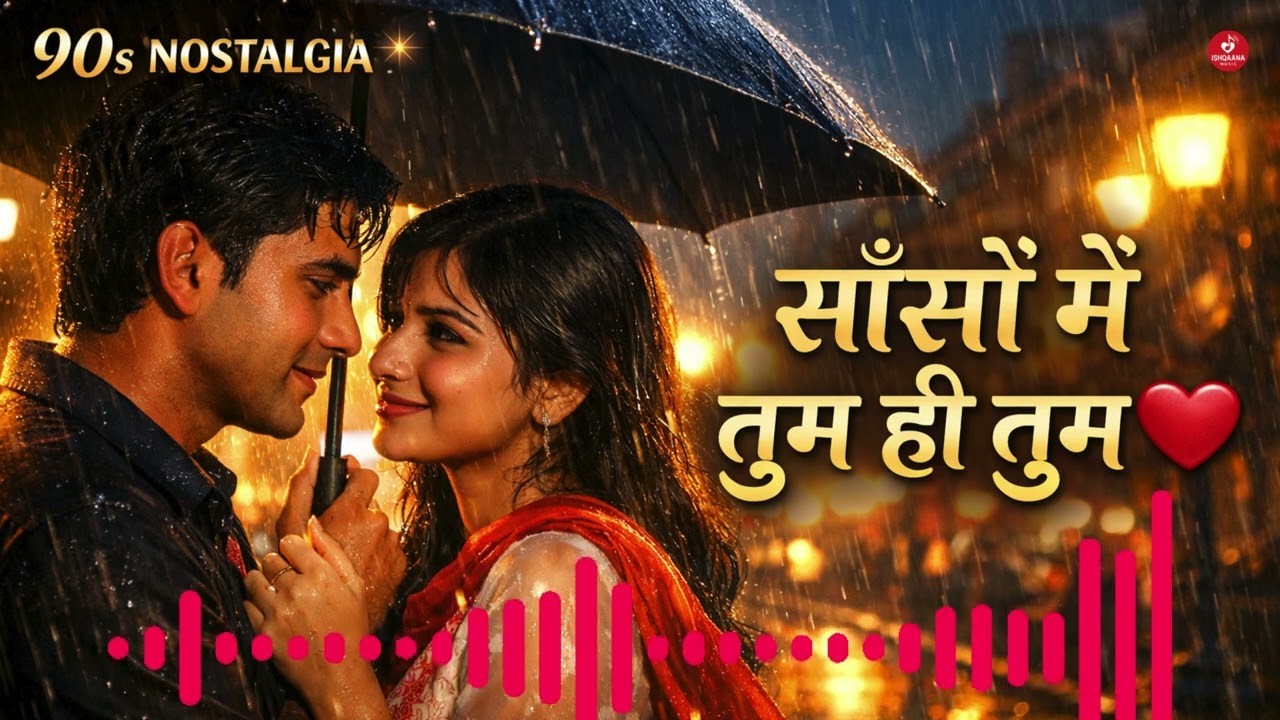 “Saanson Mein Tum Hi Tum 💞 | 90s Nostalgia | Evergreen Romantic Hindi Song” #romantichindisongs
