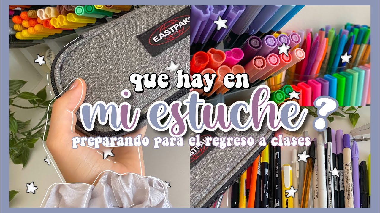 ¿QUÉ HAY EN MI ESTUCHE? 2021/22 🤍 preparando el estuche para el regreso a clases ✨
