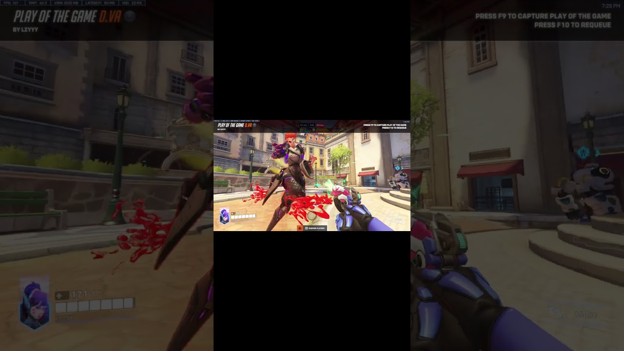 Overwatch Play of The Game #743 &ndash; D.Va Self-Destruct 3K #Overwatch #DVa #shorts