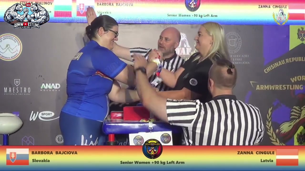 SENIOR WOMEN +90kg LEFT HAND - World Armwrestling Championship 2024