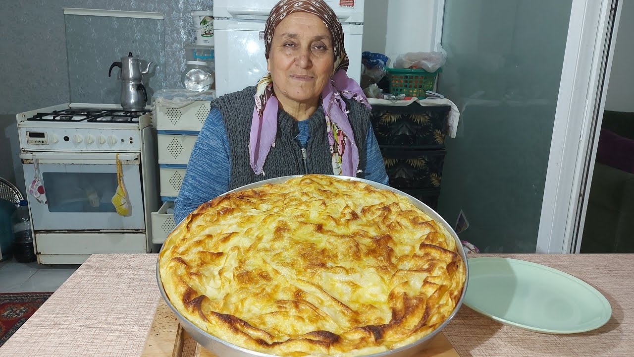 40 YILDIR YAPTIĞIM SU BÖREĞİ TARİFİ SİZLERLE PALAŞIYORUM water pastry recipe su xəmir resepti