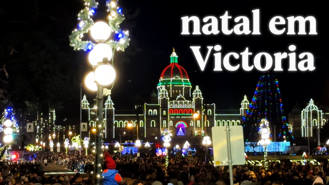 como é o natal no Canadá | 📍Victoria, BC
