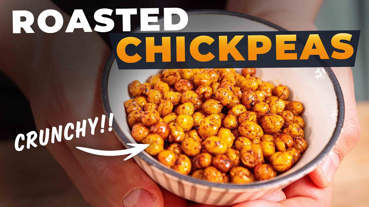 Roasted Chickpeas  - Quick Vegan Fitness Recipe