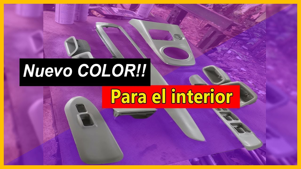 Como pintar piezas del Interior Mitsubishi Lancer