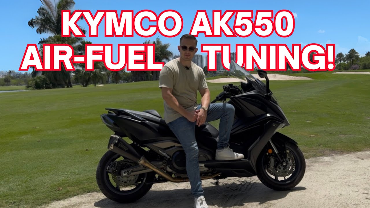 Kymco AK550 Gets Air-Fuel Tuning! | RapidBike Easy Install & Ride