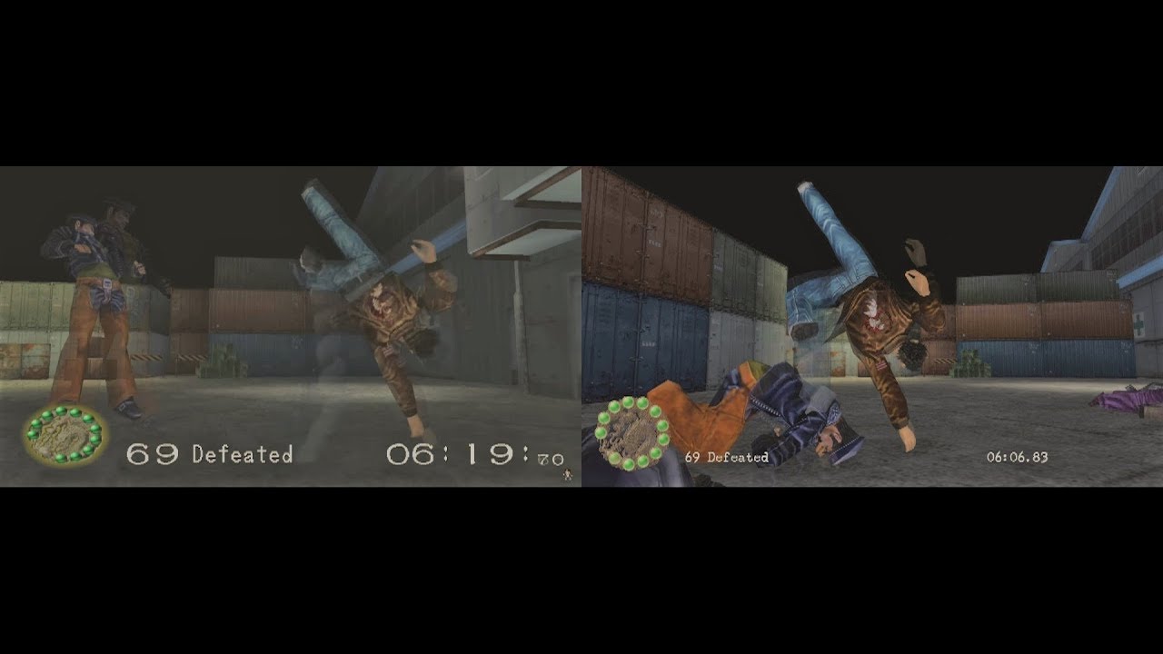 Shenmue HD - Lack of Hitboxes?