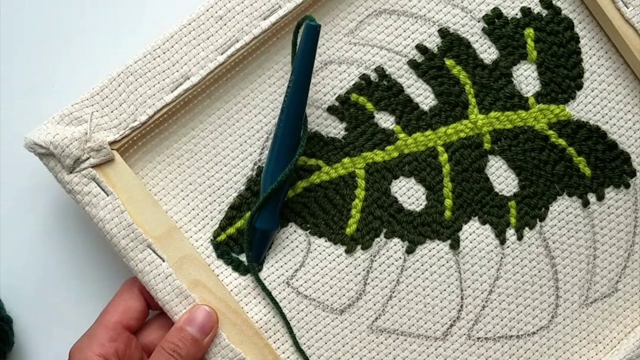 Punch Needle - Stitches in Detail