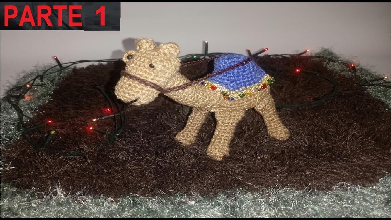 Parte 1 | Review Passo a Passo | Presépio amigurumi Animais Camelo | Produto em Crochê