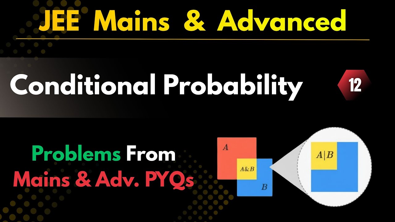 Lecture 12 | Conditional Probability | 8 Must-Do Concept Questions | JEE Mains & Advanced 2026-28