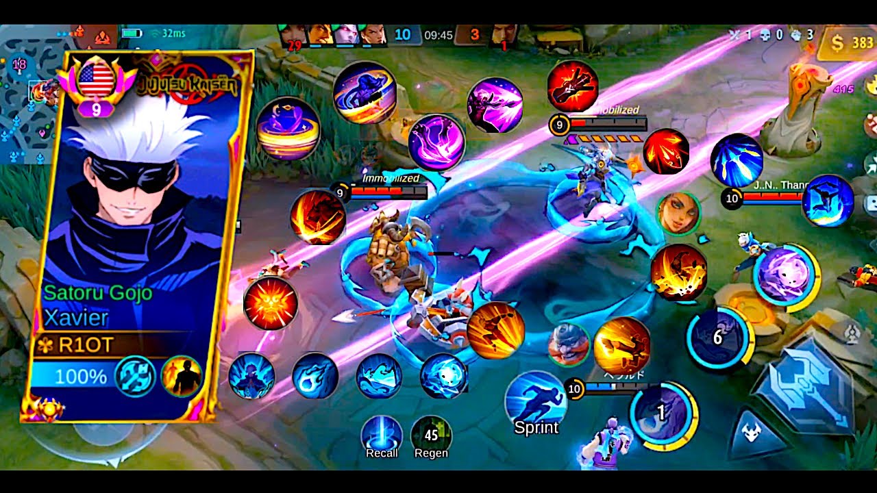 Satoru Gojo Montage #23/Xavier Montage/Xavier Gameplay Mobile Legends Bang Bang