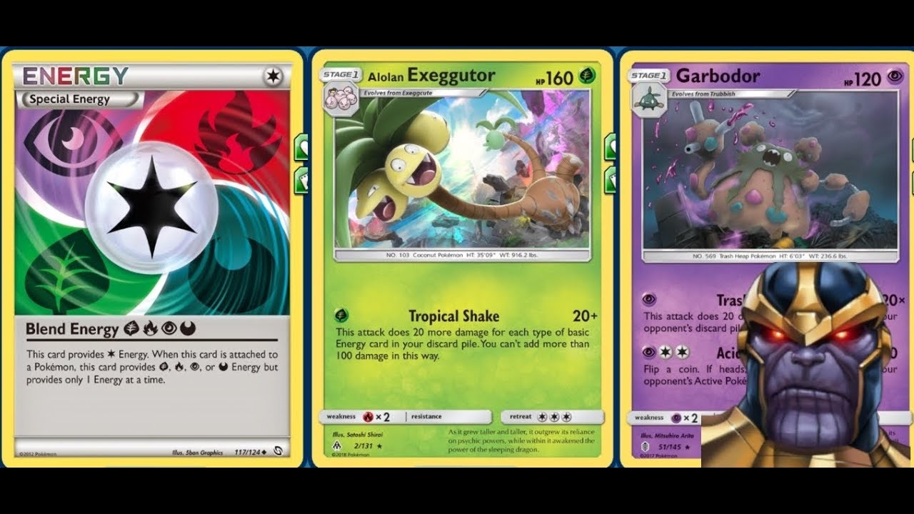 Forbidden Light ALOLAN EXEGGUTOR Deck, Infinity War Version