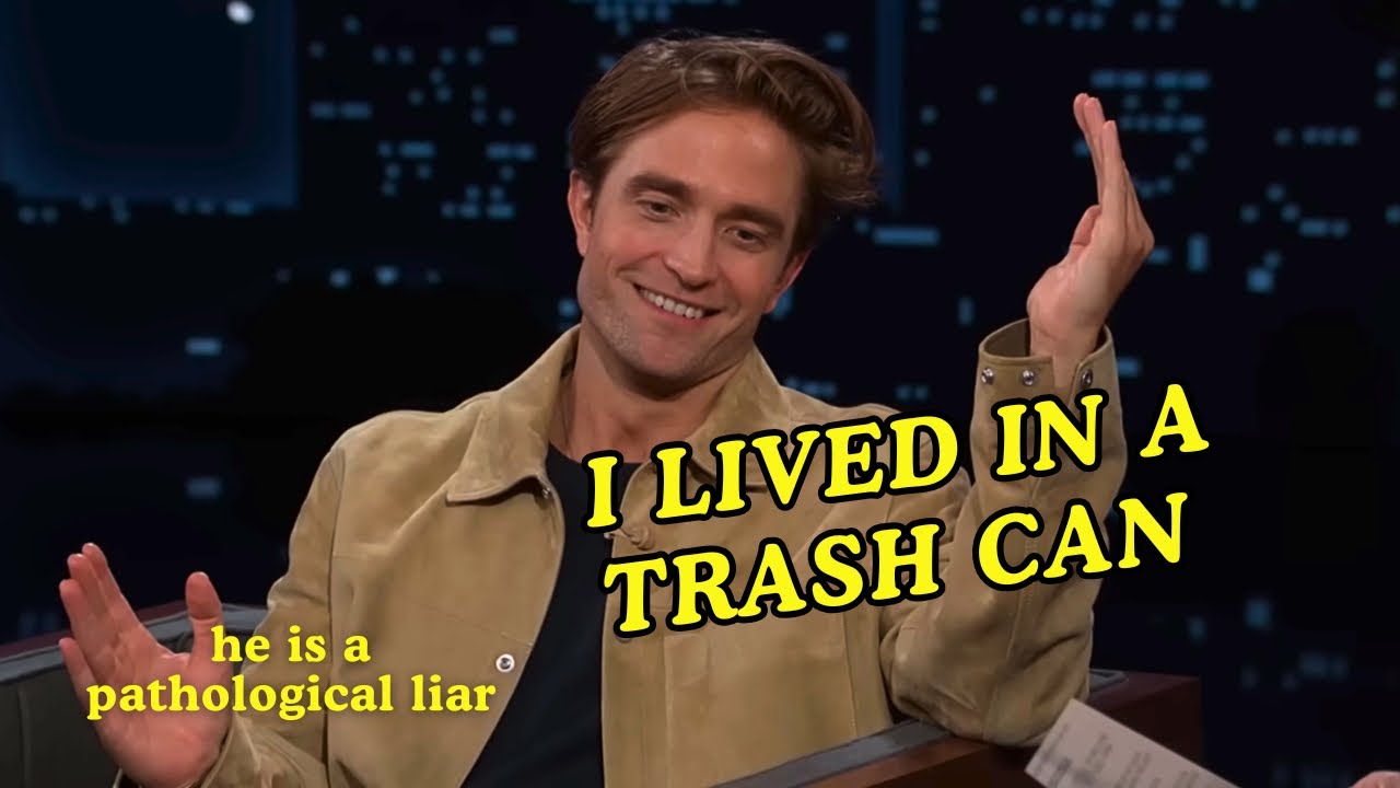 Robert Pattinson being the most unhinged GEN Z actor for 8 minutes straight