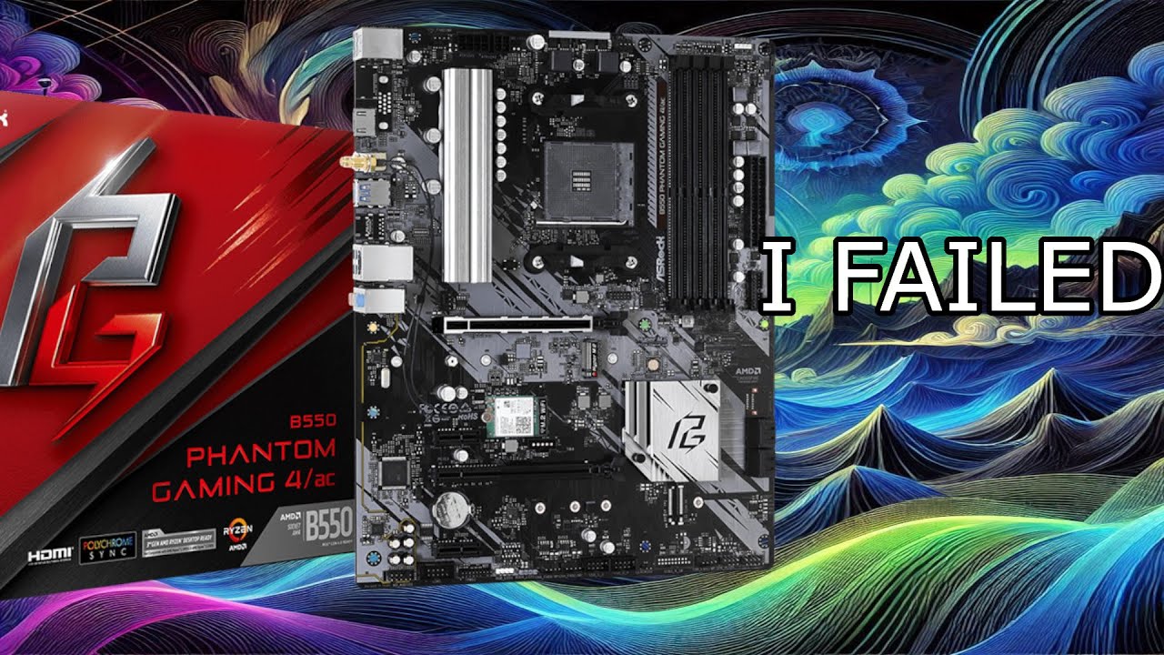 THIS REPAIR DEFEATED ME! || ASROCK B550 PHANTOM GAMING MOTHERBOARD REPAIR!