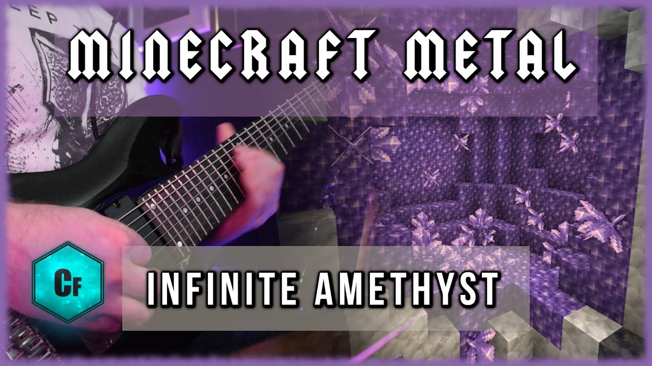 Infinite Amethyst (from Minecraft) - METAL COVER