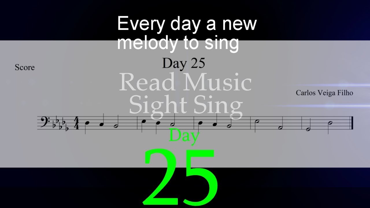 Day 25 - Db Major Sight Sing