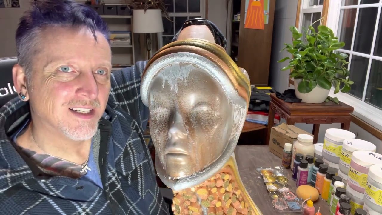 Making Mannequin Heads into Planters Episode 84 - with Patrick Buckley