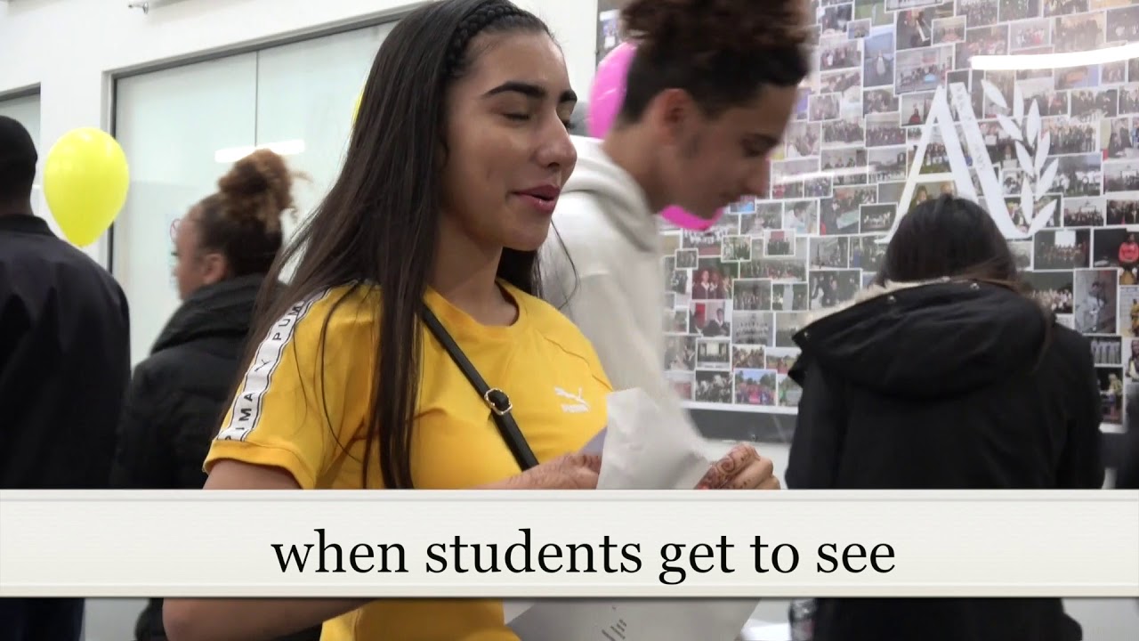 Watch the faces of these students as they open their exam results