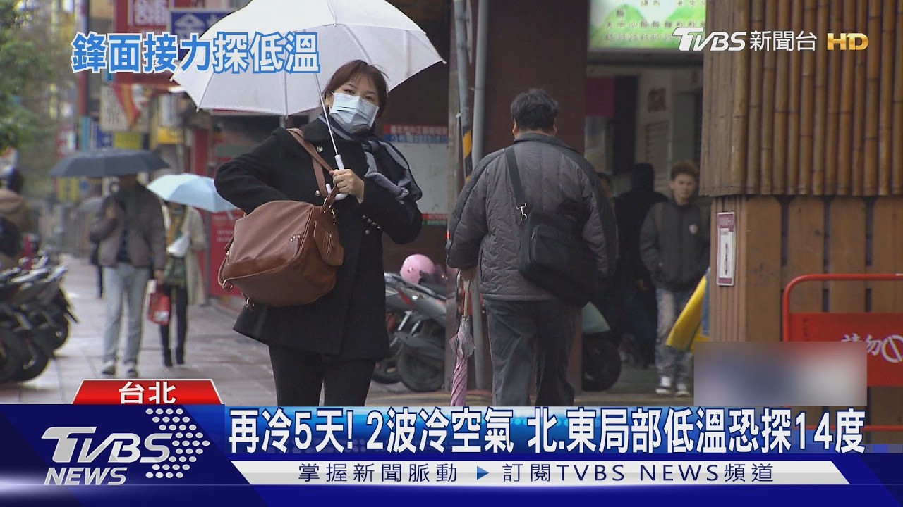 再冷5天! 2波冷空氣 北.東局部低溫恐探14度｜TVBS新聞 @TVBSNEWS02