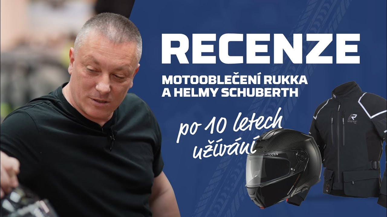 Recenze motooblečení Rukka a helmy Schuberth po 10 letech používání