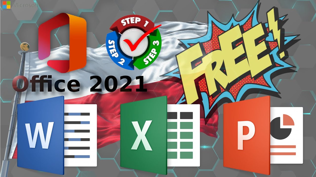 🇵🇱 [3 kroki] Office 2021 PL Professional za darmo i legalnie, instalacja bardzo prosta i szybka
