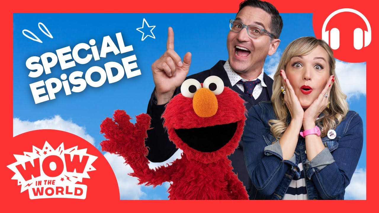 The Science of Laughter (with Elmo from Sesame Street) 😂 | KIDS PODCAST 🎧 | Wow in the World EPISODE