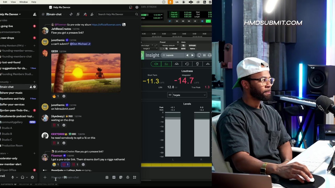 Send Your Mixes And Masters For LIVE FEEDBACK