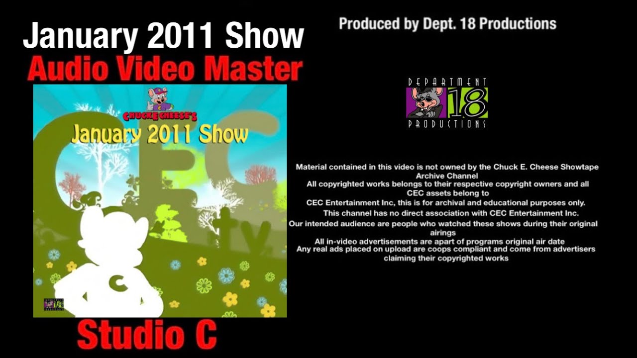 Chuck E. Cheese January 2011 Show (Studio C)