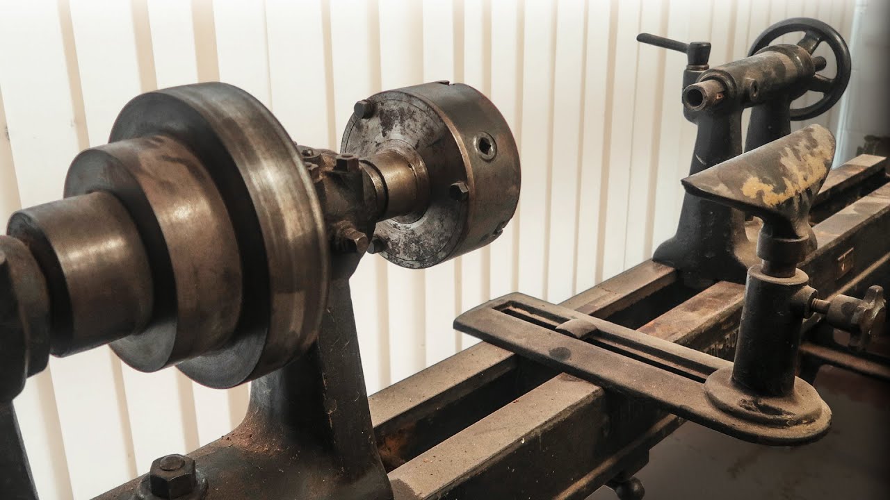 New To Me, 1912 Wood Lathe Back To Use!
