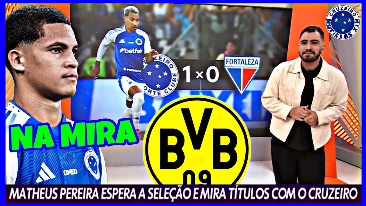 CORTES GLOBO ESPORTE CRUZEIRO | KAU&Atilde; PRATES NO BORUSSIA DORTMUND?, &Uacute;LTIMAS NOT&Iacute;CIAS DO CRUZEIRO