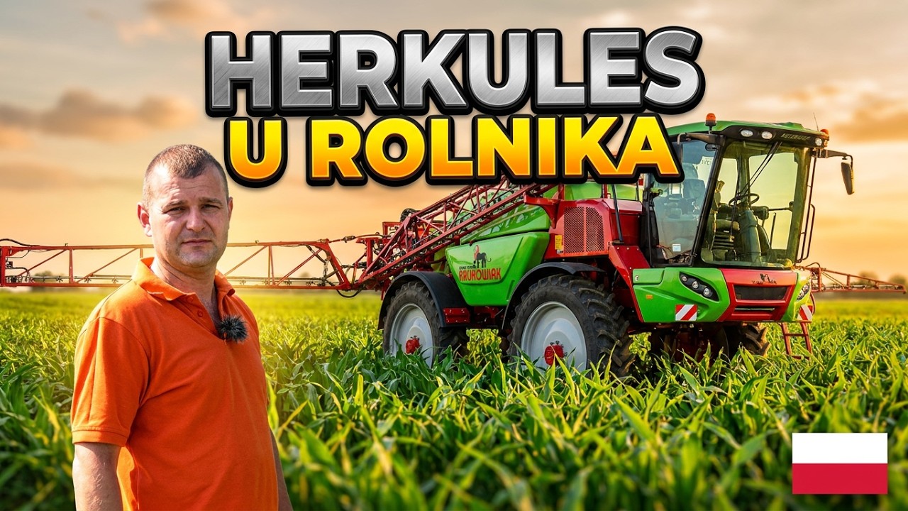 👉 opryskiwacz samojezdny Krukowiak Herkules. U rolnika na polu