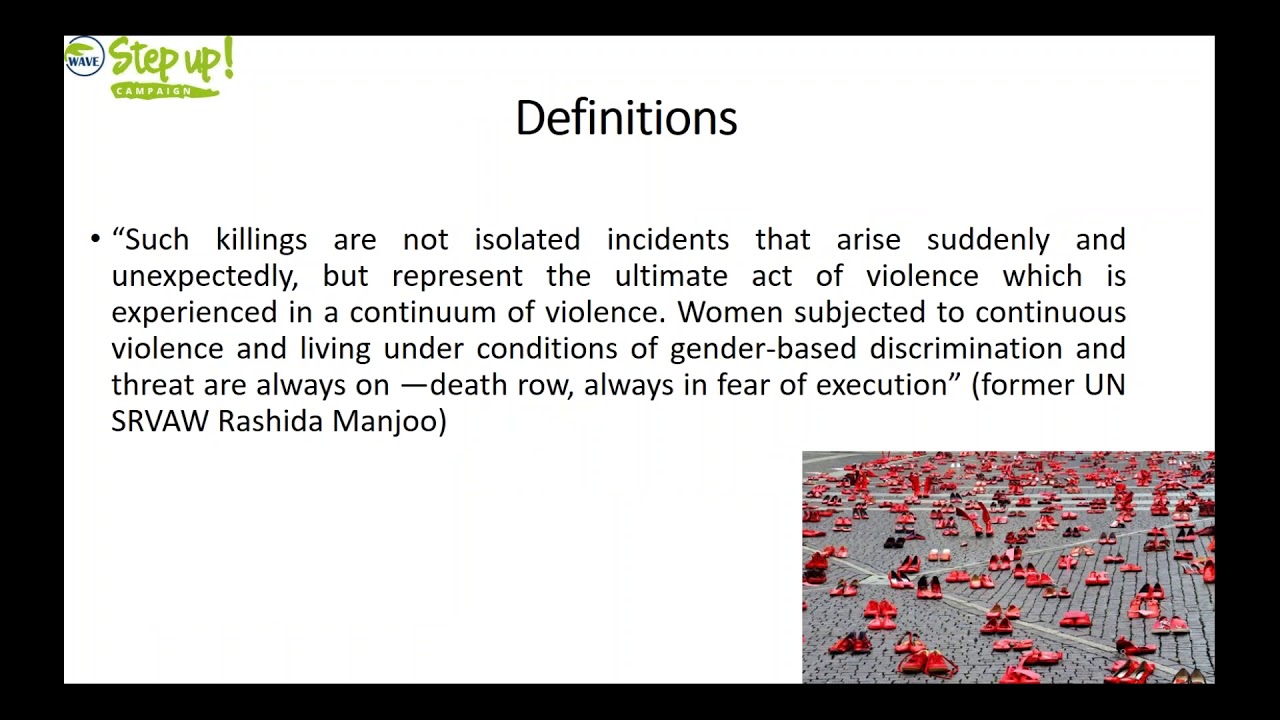 Preventing and tackling femicide