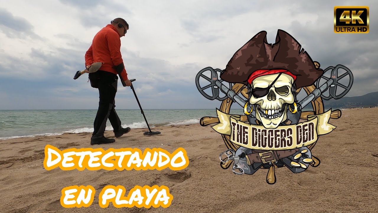 Detectando en la playa de Castelldefels Cap 20